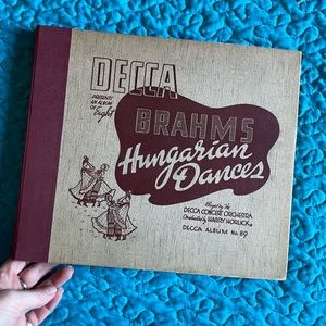 Vintage Brahm’s Hungarian Dances Record Album Set